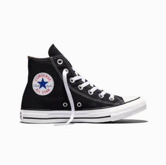 Chuck Taylor All Star Unisex Black Canvas High Top Shoe - M 4 /W 6 - Picture 4 of 10